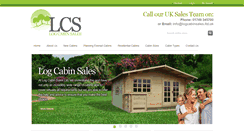 Desktop Screenshot of logcabinsales.ltd.uk
